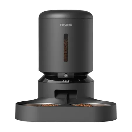 Petlibro Granary camera food dispenser with double bowl, 5L (black)
